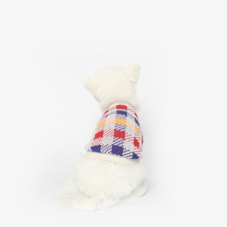 【TUSTUS】check cardigan
