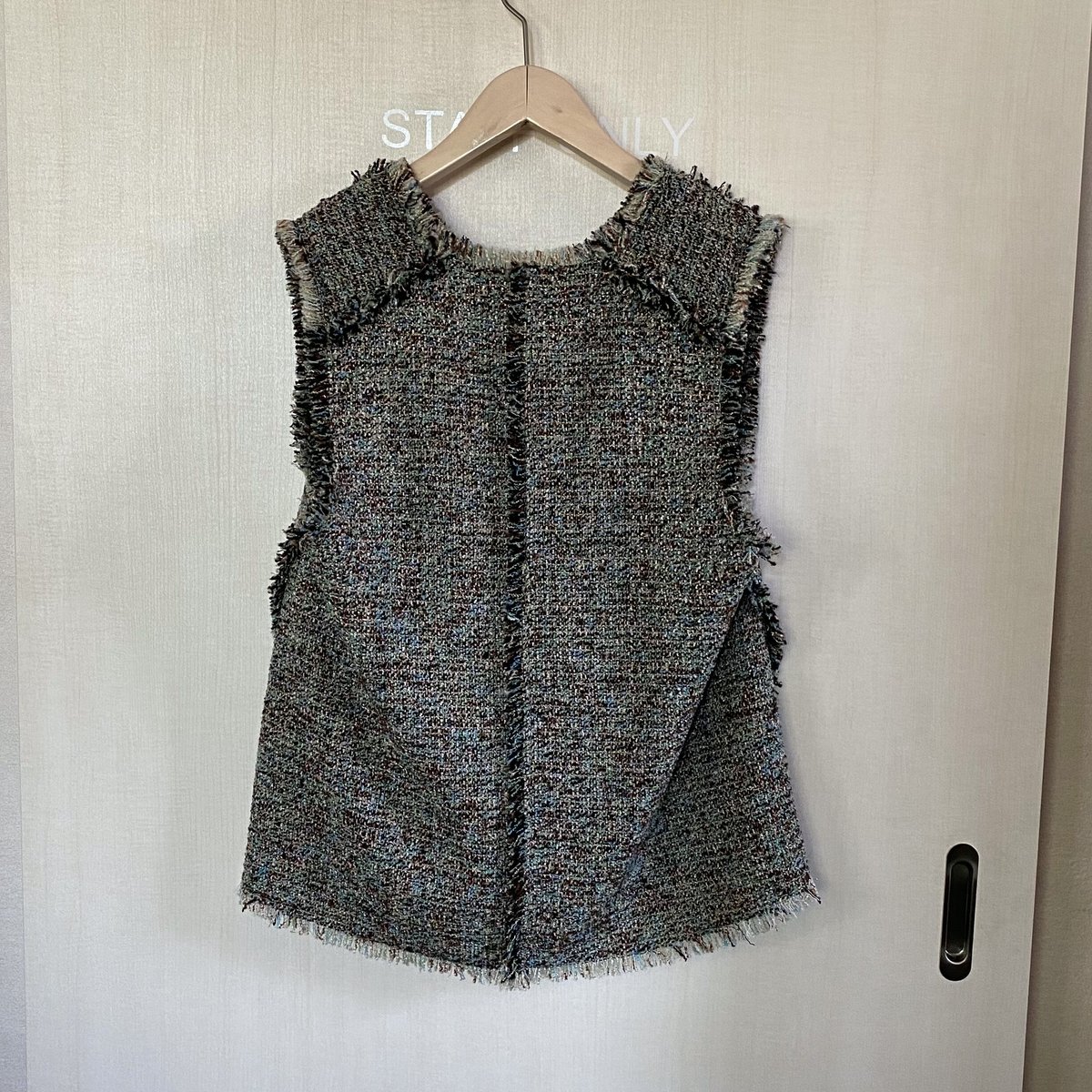 【Greed International グリードインターナショナル】KASURI Classic Tweed Vest in Other