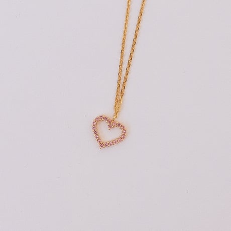 【PDPAOLA 】heart neclace  (ハートネックレス）