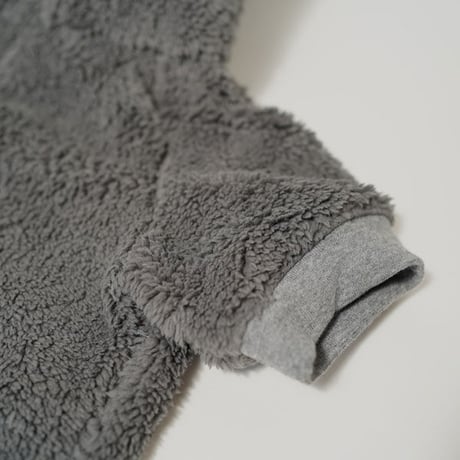 【DOGGY BRO /ドギーブロ】NUKUMORI DOG HOODIE  (ボアフーディー）GREY S/Mサイズ