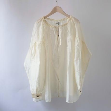 【siro de labonte シロ】gather blouse　<R443303>
