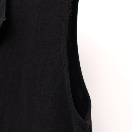 【Bed&Breakfast ベッド＆ブレイクファースト】Dry Stretch Georgette Sleeveless Dress