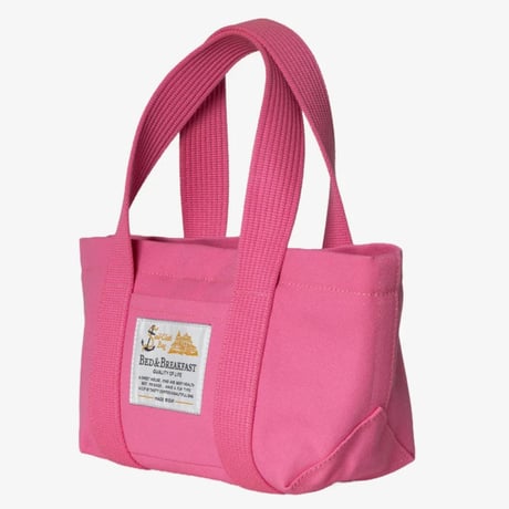 【Bed&Breakfast ベッド＆ブレイクファースト】Sail Cloth Bag Small in pink