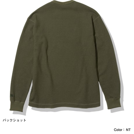 【The North Face】L/S Warm Waffle Crew  (ロングスリーブウォームワッフルクルー）ニュートープ(NT)　NT62032(メンズ）