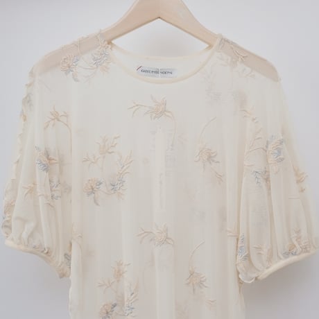 【Greed International グリードインターナショナル】One Flower Embroidery Dress