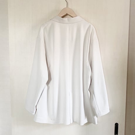 【Bed&Breakfast】Stretch Relax 2way Cloth Jacket in Off White