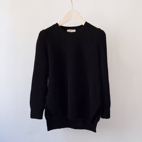 【Bed&Breakfast ベッド＆ブレイクファースト】Cotton Balloon Sweater in Black
