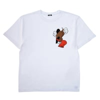 【HAINU ハイヌ】my base t-shirts   (マイベースティーシャツ）black/white