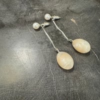 【DAWN ドーン】The Moon's Radiance Pearl Drop Earrings