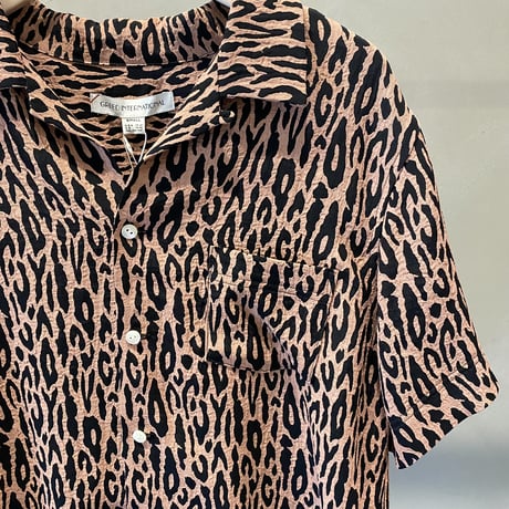 【Greed International グリードインターナショナル】Leopard Jacquard Shirt in Other