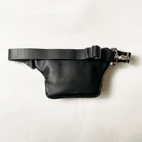 【Greed Internationalグリードインターナショナル】Leather Belt Bag in Black