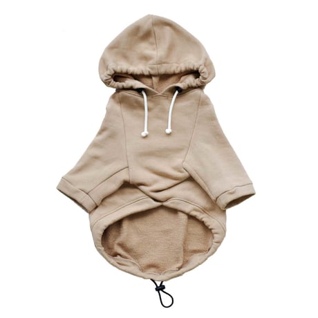 【PEGION/ペギオン】DOGNITY DOG PARKA/ドッグニティードッグパーカーgrey/beige