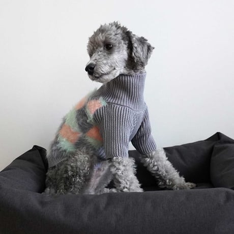 【PEGION/ペギオン】MONSTER SWEATER (モンスターセーター）- GREY　XS,S