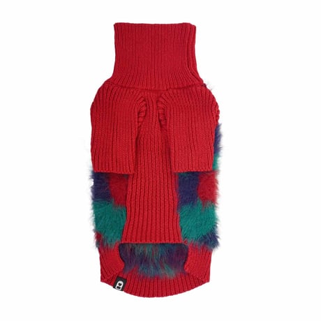 【PEGION/ペギオン】MONSTER SWEATER (モンスターセーター）- RED　XS,S