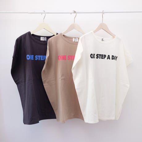 【siro de labonte シロ】 ONE STEP A DAY tucksleeve T <R623213>