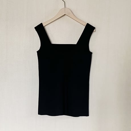 【Bed&Breakfast ベッド＆ブレイクファースト】Stretch Fit Base Square Top in Black