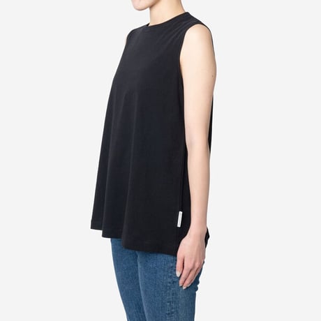 【Bed&Breakfast】Technorama Standard Drape Tank in Black