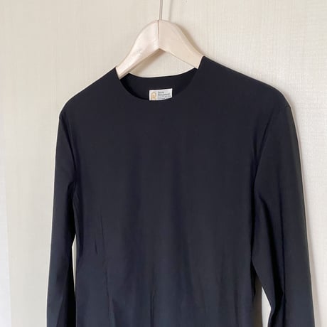【Bed&Breakfast ベッド＆ブレイクファースト】Stretch Fit Base Long Sleeve Tee in Black