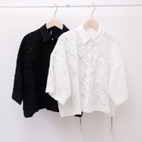 【HER.】カットジャカードショートシャツ<3631521407>