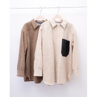 【Greed International グリードインターナショナル】KASURI Knot Slub Tweed Shirt