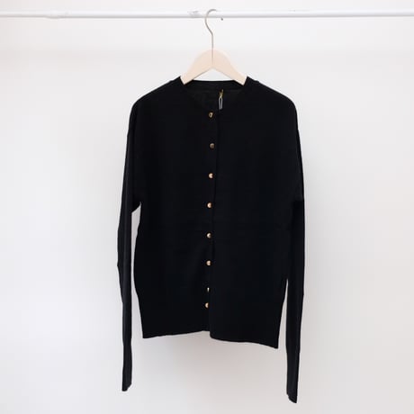 【mieyamieya ミエヤミエヤ】cashmere knit cardigan (カシミヤニットカーディガン）purple/beige/chacol/blue/yellow/black