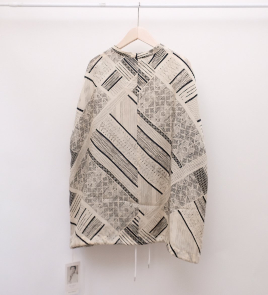 no boundaries トライバル柄　総柄シャツ XL☆古着 no boundaries 半袖 シャツ メンズ 00年代 00s