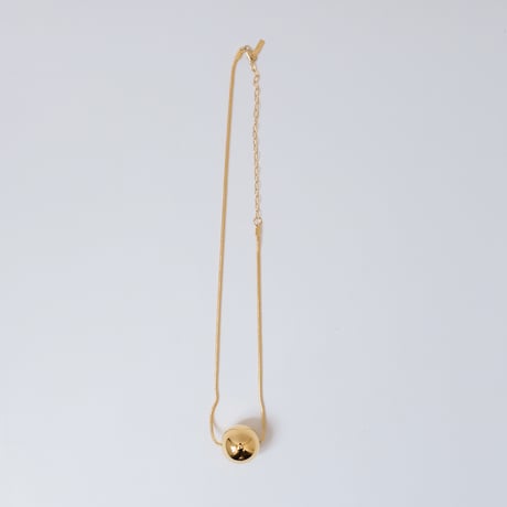 【Bijou R.I/ビジューアールアイ】Huge Ball Chain Necklace