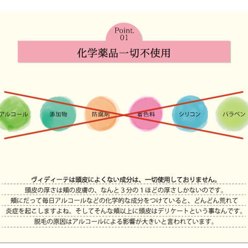 定期コース25％引＞Vediteケアシャンプー 300ml | Vedite STORE