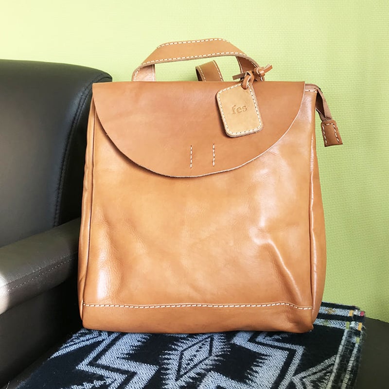 本革 カウレザー リュック メンズ レディース BROWN ブラウン ズッケロ 