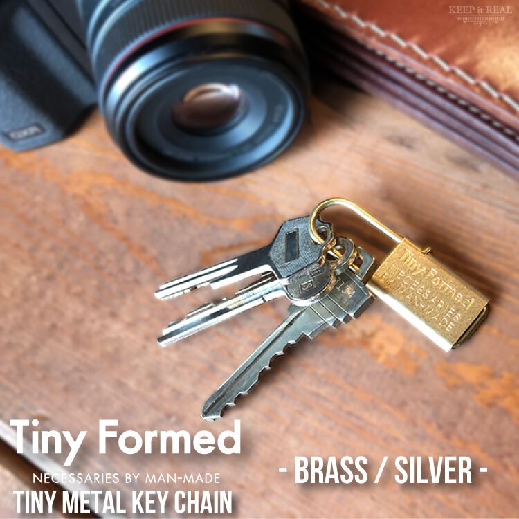 真鍮 キーチェーン シルバー ブラス 日本製 Tiny Frormed タイニー