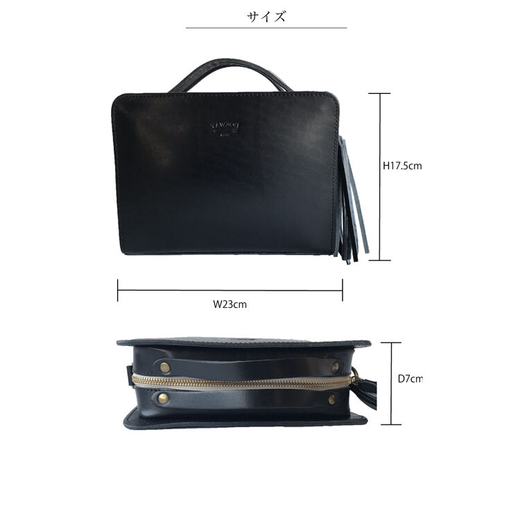 牛革 ショルダーバッグ メンズ レディース 日本製 タイドウェイ