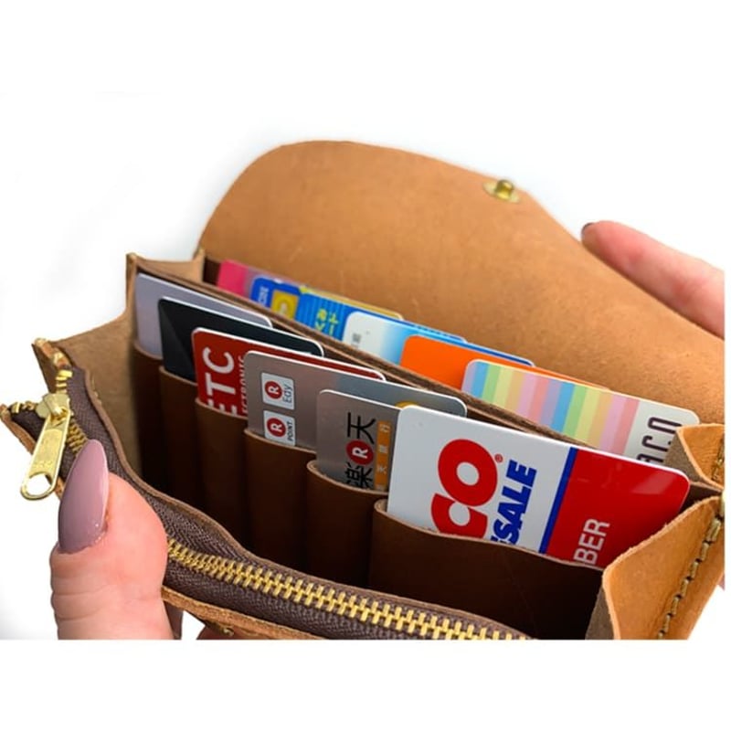 本革 フラップ ロングウォレット メンズ レディース 長財布 日本製