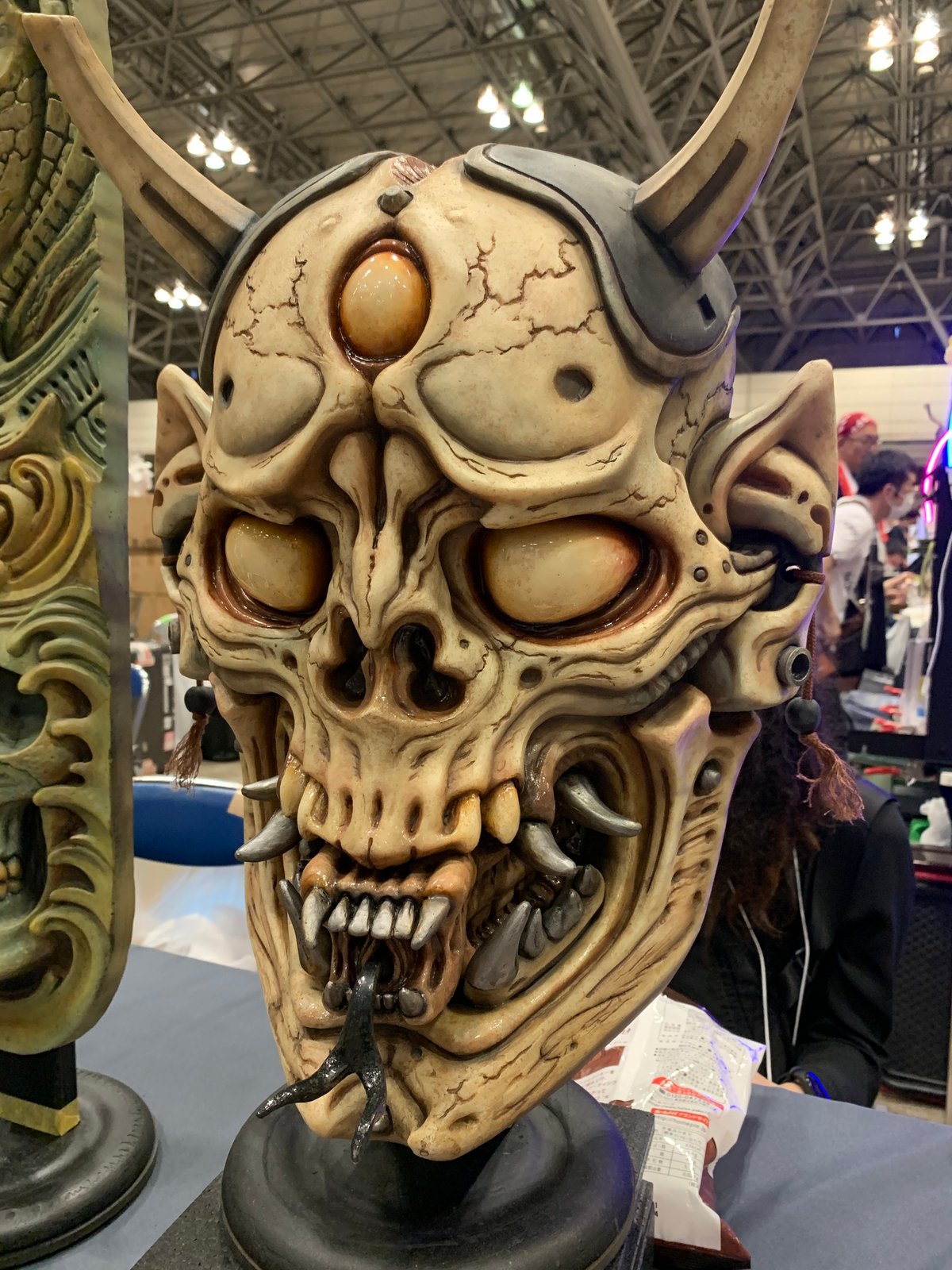 バイオメカ般若髑髏（デッドストック）Biomechanical Hannya skull (d