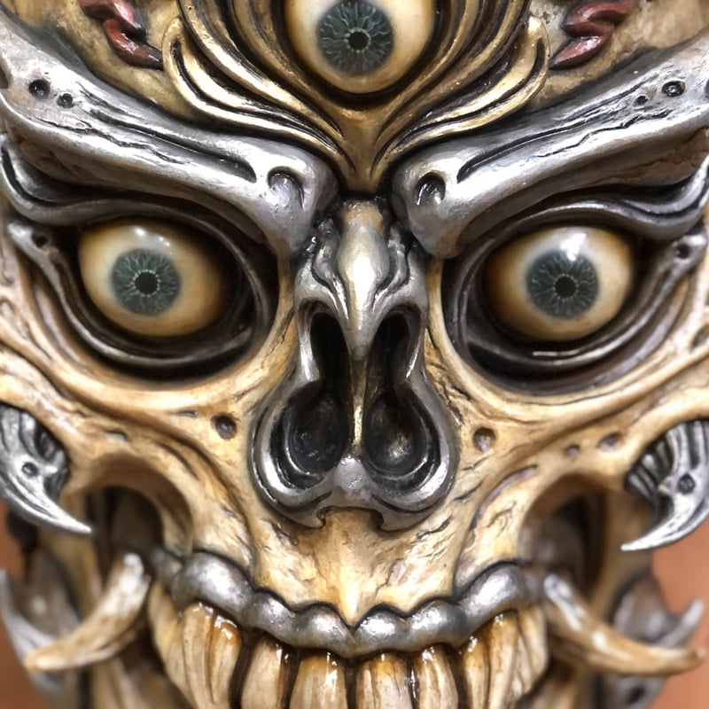 Tibetan Skull 3(Big size) チベタンスカルIII（仮面本体のみ、Mas