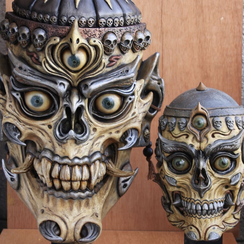 Tibetan Skull 3(Big size) チベタンスカルIII（仮面本体のみ、Mas