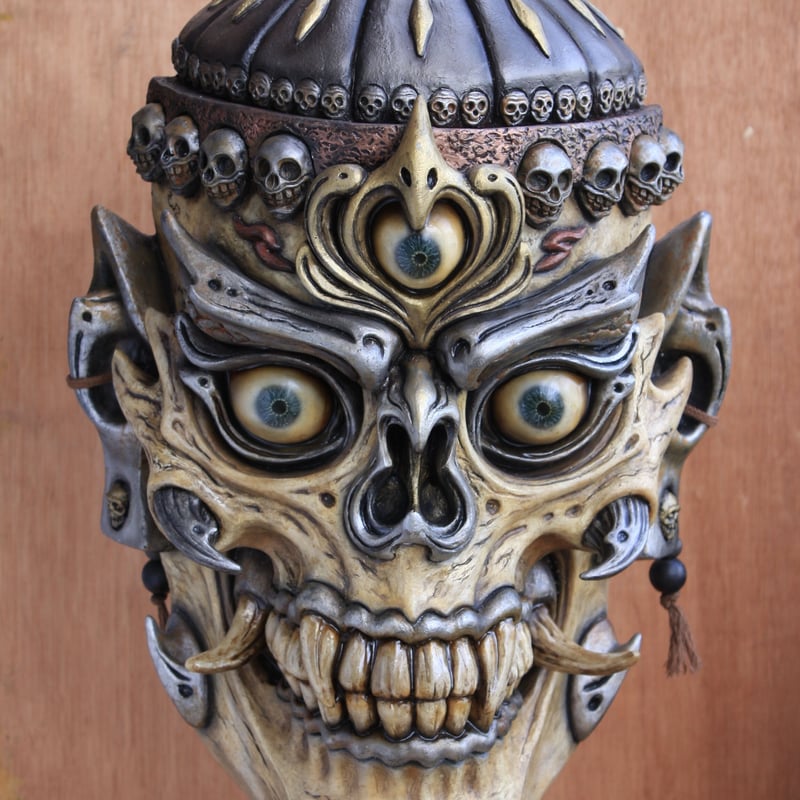 Tibetan Skull 3(Big size) チベタンスカルIII(仮面本体のみ Tibetan Skull 3(Big size) チベタンスカルIII(仮面本体のみ