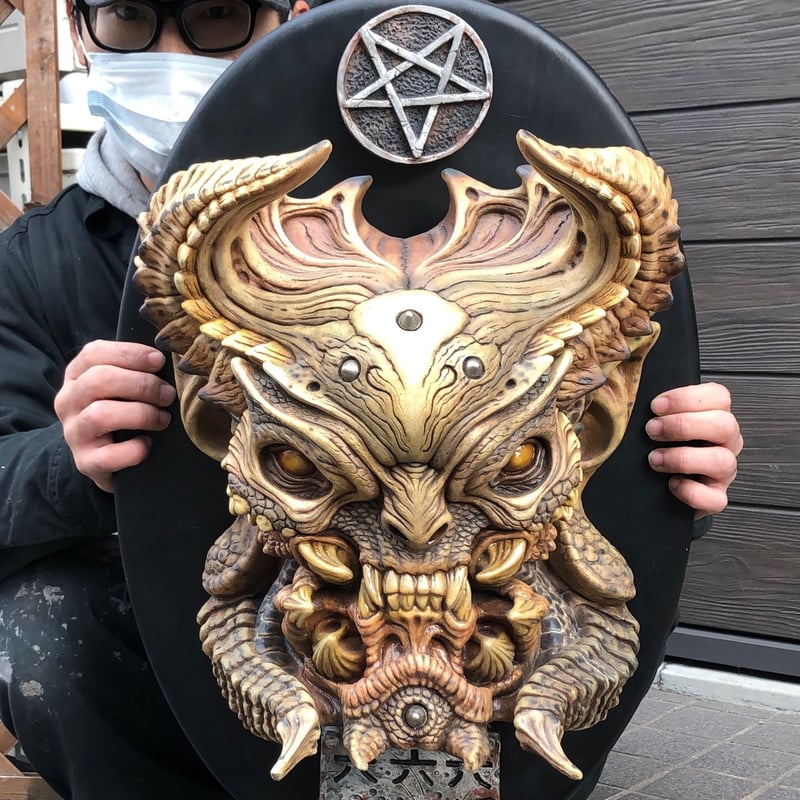 爬虫類型悪魔 Original devil head (can be hung on the