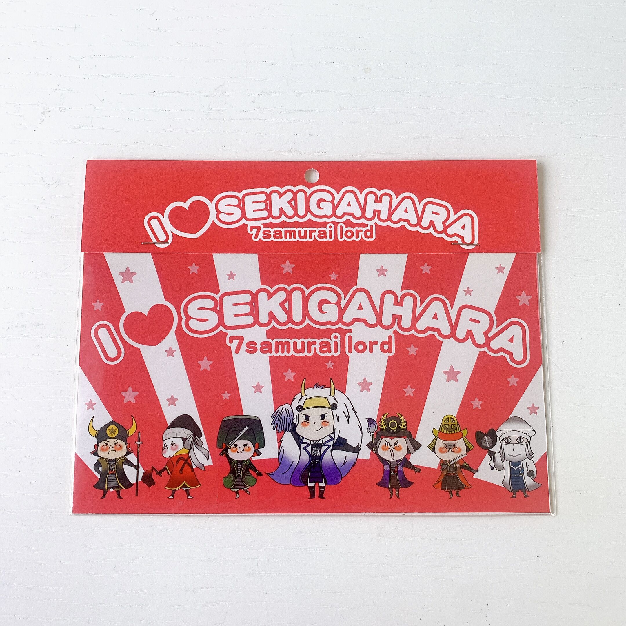 関ヶ原七武将全員シール | 関ケ原七武将☆YHK Japan