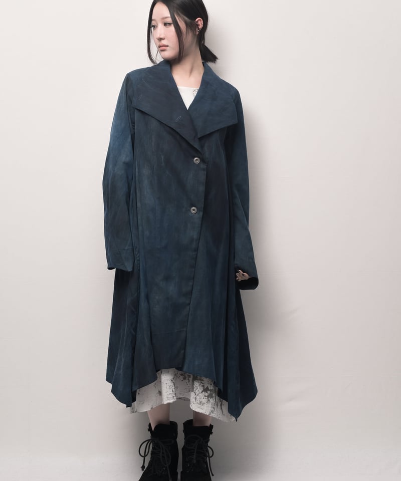 希少美品✨IROFUSI　イロフシ ロングコーディガン　ハイネック　グレー 希少美品✨IROFUSI イロフシ ロングコーディガン ハイネック