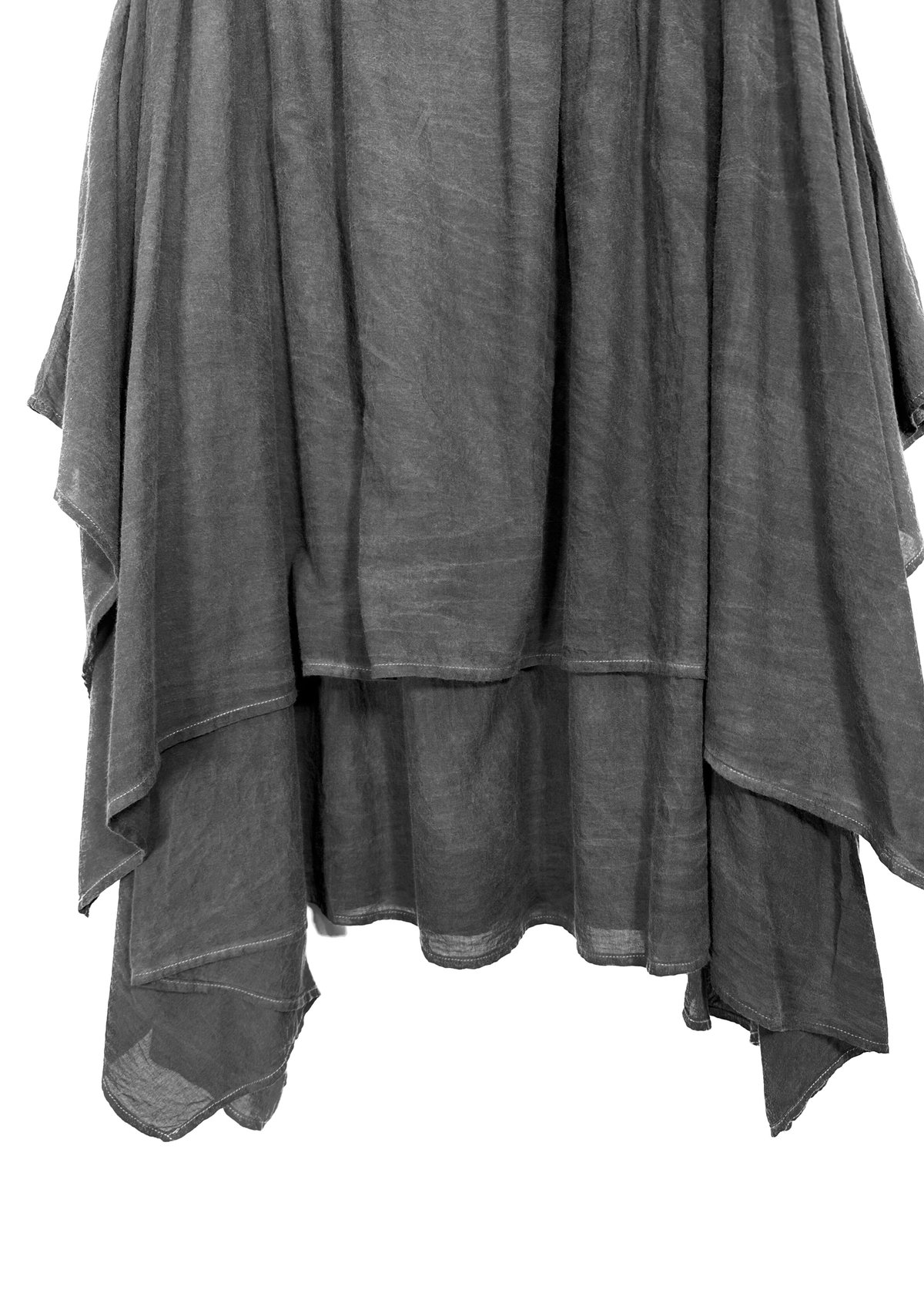 墨染コットン二重四角スカート | I R O F U S I online shop 