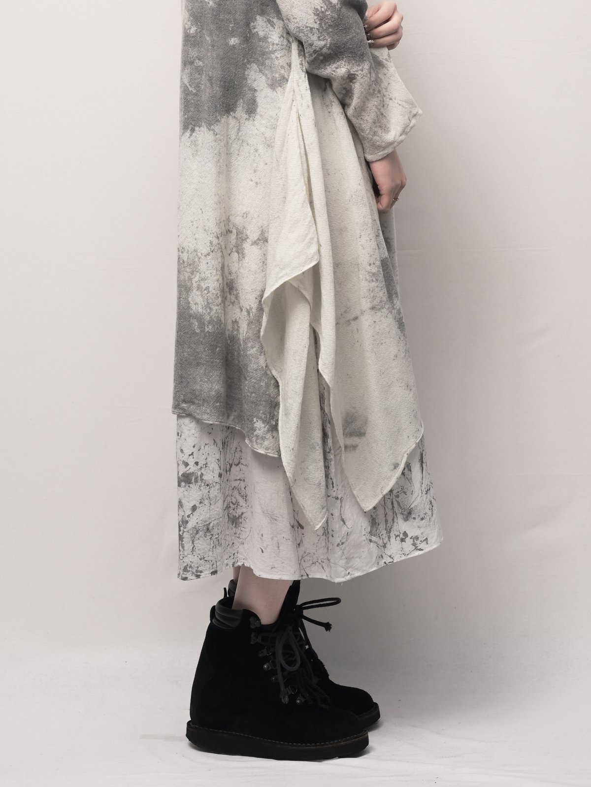 E83.美品◆イロフシ【一点もの/遊墨：youboku◆東雲 長袖 ワンピース】 fit=scale-down,w=1200