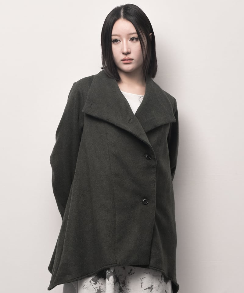 極美品】IROFUSI 麹塵-kikujin- エコウールロングコーディガン