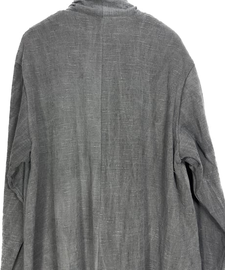 斑糸メンズショールカーディガン