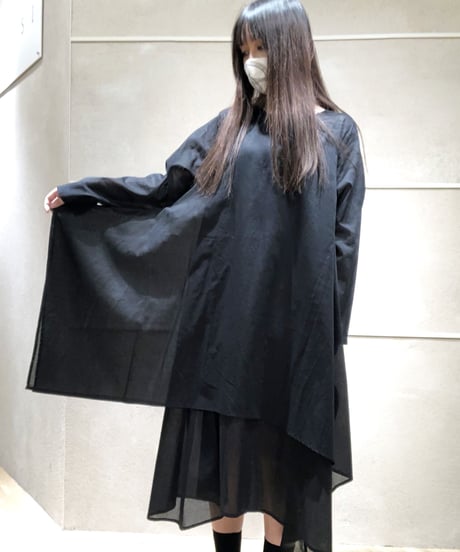 黒東雲ワンピース長袖