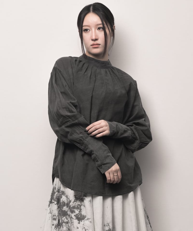 墨染コットンクラシックワンピース | I R O F U S I online shop 