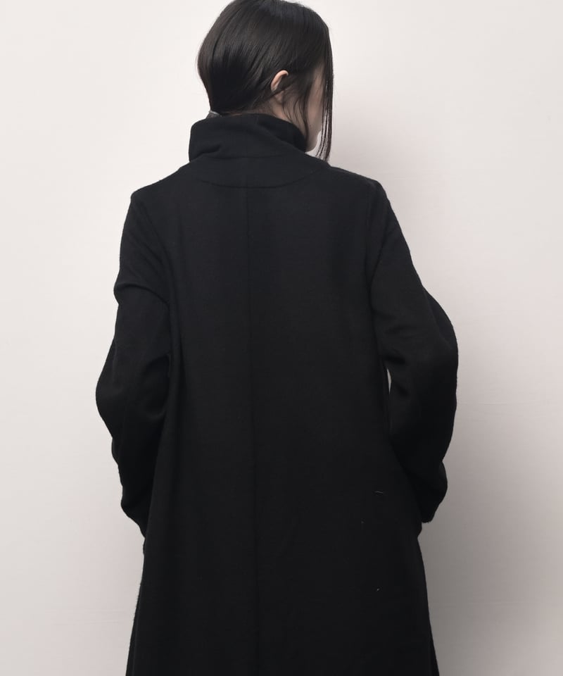 濡羽-nureba- エコウールロングコーディガン | I R O F U S I