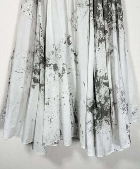 遊墨 紐シャーリングスカート