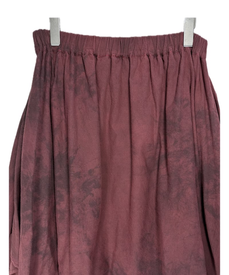 ご予約ずみ　リボン柄サイズ40 巻きスカートヒダあり古代紫 ご予約ずみ リボン柄サイズ40 巻きスカートヒダあり古代紫 楽天