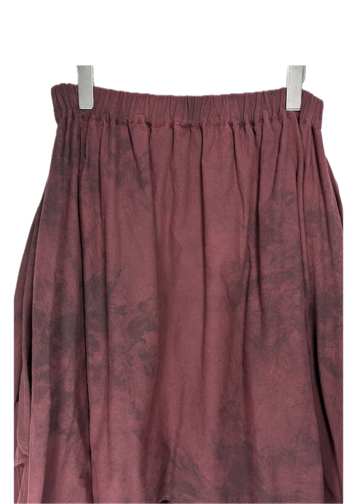 極美品✨◆ROBERTO MUSSO◆8万 伊 極上リネン100%変形スカート STORYコラボ商品☆ポケット付プリーツスカート🌿 | マーブル