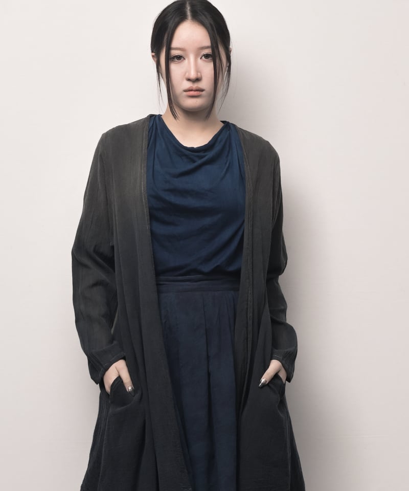 藍墨秋霖 -syurin- カットソー長袖 | I R O F U S I online shop
